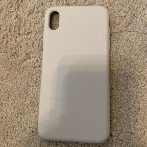 Gray silicone xs Max phone case